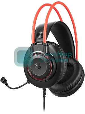 Гарнитура Bloody G200S чёрный/красный, проводная, подсветка