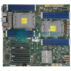 Материнская плата серверная Supermicro MBD-X12DAI-N6, 2xLGA 4189, Intel C621A, 16xDDR4, 8xSATA, 6xPCIe 4.0 x16, 1xPCIe 4.0 x8, 2xM.2, 2x1Gb LAN, 6xUSB 3.2 Gen 1, 2xUSB 3.2 Gen 2, 1xVGA, 1xCOM, 1xTPM, E-ATX