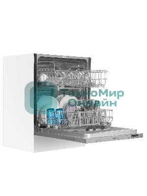 Встраиваемая посудомоечная машина HOMSair DW64E, серебристый, 59.8 см, 12 компл., 49 дБ, класс A++