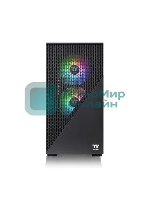 Компьютерный корпус Thermaltake Divider 170 TG ARGb/Black CA-1S4-00S1WN-00/Win/SPCC/Tempered Glass*1/120мм ARGb PWM Fan*2