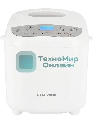 Хлебопечка Starwind SBM2085 600 Вт, белый/серебристый