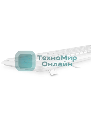 Клавиатура Oklick 305M проводная, USB Type-A, белый