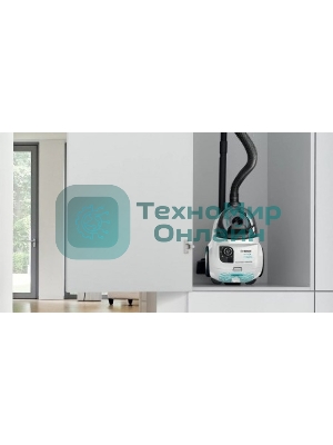 Пылесос Bosch BGC21HYG1 белый, 700 Вт, уборка сухая, пылесборник контейнер, 1.4 л