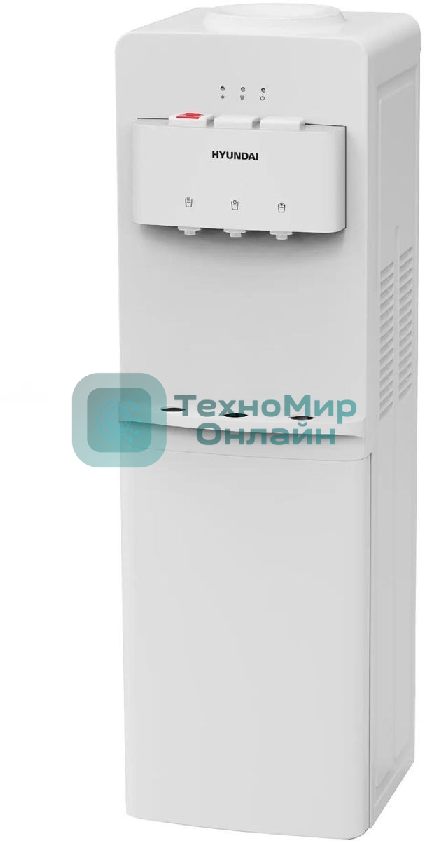 Кулер Hyundai H-WD2150E напольный, электронный, белый