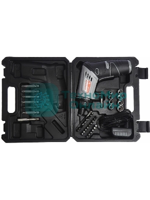 Отвертка ИНТЕРСКОЛ ОА-3,6Ф, Аккумуляторная, Кейс