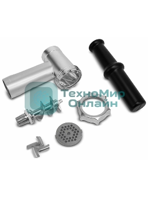 Мясорубка электрическая Metropolis Vitek VT-3644 черный, 2000 Вт, 1.8 кг/мин, реверс, насадки - 1