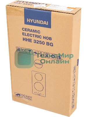 Варочная панель Hyundai HHE 3210 BG черный