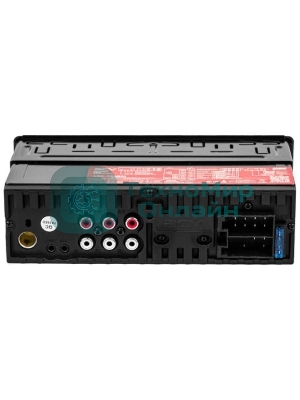 Автомагнитола ACV ADX-905BM, 1 DIN, Bluetooth, USB Type-A, AUX, пульт ДУ