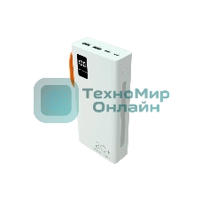 Портативный аккумулятор More choice (4620202550552) PB22-20 с кабелем 2USB 2.1A - 20000mAh белый