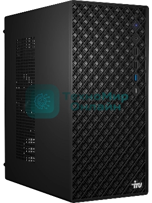 Компьютер IRU Tactio 520B6SB MT Ryzen 5 8600G (4.3) 16Gb SSD 512Gb RGr FreeDOS 2.5xGbitEth 450W черный (RUS) (2116631)