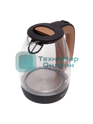 Чайник электрический Centek CT-0056 кофейно-бежевый, 1.7 л, 2200 Вт, (в уп. 6 шт)