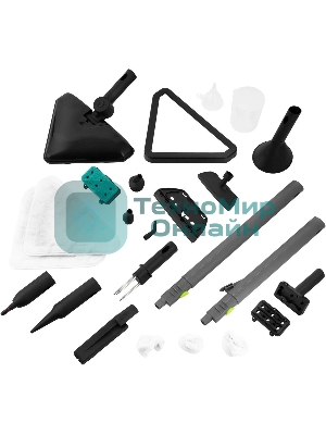 Пароочиститель Kitfort КТ-935 Мощность: 2000 Вт. Емкость бойлера: 2 л. Максимальное давление пара: 5 б