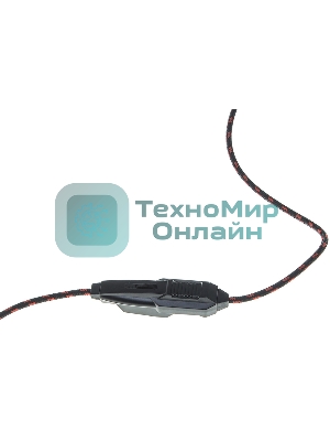 Наушники с микрофоном Oklick HS-L500G черный 2.2м мониторы оголовье