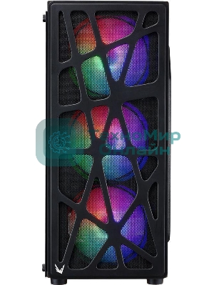 Компьютерный корпус Aerocool/Formula MANA черный без БП ATX 6x120мм 2xUSB 2.0 1xUSB 3.0 audio bott PSU