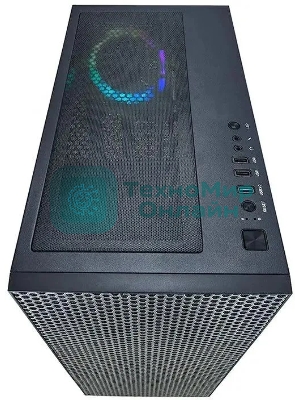 Компьютерный корпус Azza Hive черный без БП ATX 8x120мм 5x140мм 2xUSB 2.0 1xUSB 3.0 audio bott PSU