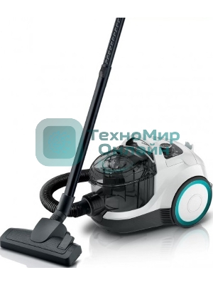 Пылесос Bosch BGC21HYG1 белый, 700 Вт, уборка сухая, пылесборник контейнер, 1.4 л