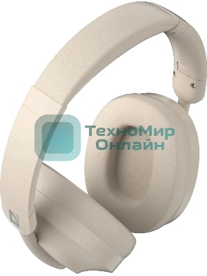 Беспроводные/проводные наушники Defender FreeMotion B485 бежевый, накладные, Bluetooth + проводной, складная конструкция, до 8 ч