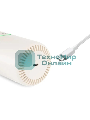 Пылесос ручной Kitfort КТ-5199 белый/черный, 90 Вт, уборка сухая, пылесборник контейнер 0.1 л