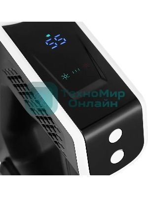 Пылесос вертикальный Kitfort КТ-5393 черный/серебристый, питание от аккумулятора, 125 Вт, уборка сухая, пылесборник 1 л