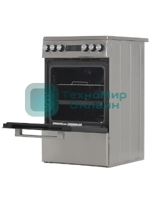 Плита электрическая Beko FSM57300GX черный, конфорок 4 шт, духовка 55 л, 50 см x 85 см x 60 см