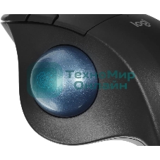 Трекбол Logitech M575S черный оптическая 2000dpi беспров. BT/Radio USB2.0 (910-007035)