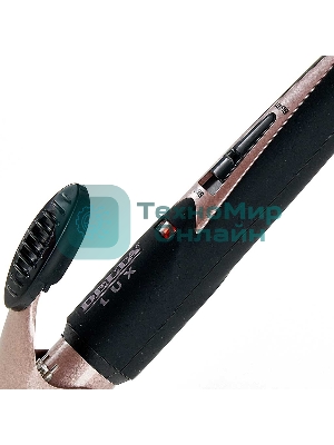 Щипцы для завивки волос DELTA LUX DL-0626 коричневый/черный, 25 мм, 180 °C, 1 режим