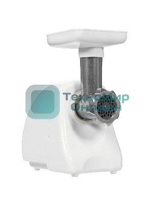 Мясорубка электрическая Ротор Экстра-Р ЭМШ 35/250-2 белый, 1500 Вт, 0.6 кг/мин, реверс, насадки - 2