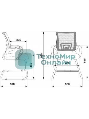 Кресло Бюрократ CH-695N-AV/B/TW-11 черный, экокожа, 120 кг, механизм качания