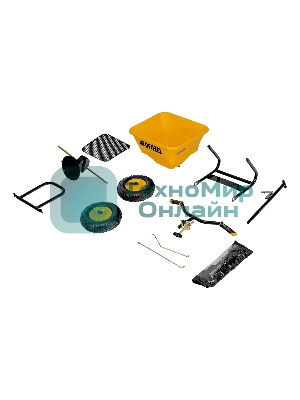 Механическая сеялка на колесах Denzel 45 л