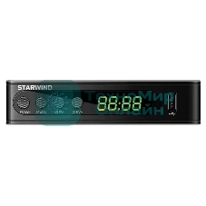 Приставка для цифрового ТВ Starwind CT-200 черный, DVB-T2, DVB-T, DVB-C, HDMI, USB 2.0 х2