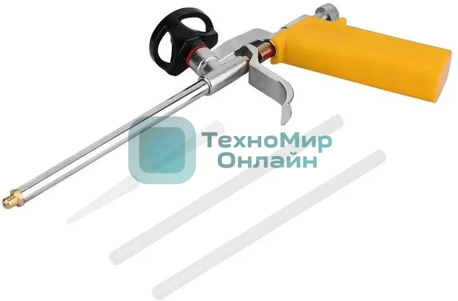 Пистолет для заполнения пустот Deko DKFG01 желтый/серебристый