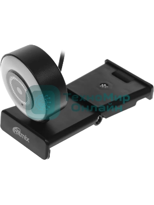 Веб-камера Ritmix RVC-250 2592x1944, 30 кадр/с, USB Type-A, микрофон, автоматическая фокусировка, универсальное крепление