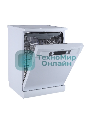 Посудомоечная машина Бирюса DWF-614/6 W, белый, 59.8 см, 14 компл., 49 дБ, класс A++