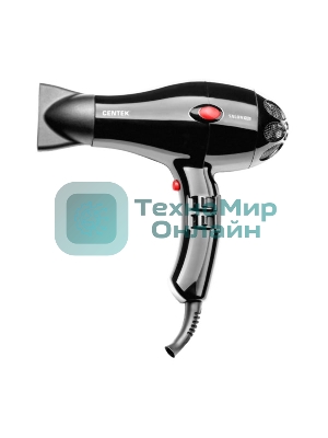 Фен Centek CT-2221 Professional черный, 2200 Вт