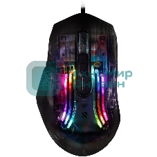 Мышь проводная игровая Smartbuy (SBM-749G-G) RUSH X19 серый