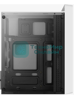Корпус mATX AeroCool CS-109-G-WT-v1 4711099472383 белый, без БП, USB 3.0, 2*USB 2.0, HD Audio
