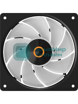 Вентилятор для корпуса Ocypus Gamma F12 Elite BK ARGb REVERSE BLADE, 120x120x25mm, 4-PIN PWM, 600-1800 RPM, 26 DBA MAX, HYDRO BEARING