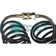 Пневматическое оборудование FUBAG Шланг спиральный с фитингами рапид нейлон 10 бар 6х8мм 10м 170024