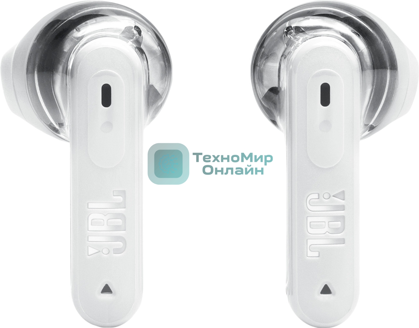 Наушники TWS JBL Tune Flex 2 призрачно-белый, вкладыши/внутриканальные (трансформер), Bluetooth, адаптивное шумоподавление