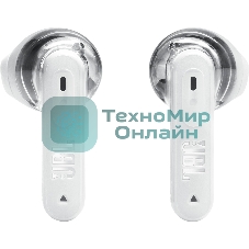 Наушники TWS JBL Tune Flex 2 призрачно-белый, вкладыши/внутриканальные (трансформер), Bluetooth, адаптивное шумоподавление
