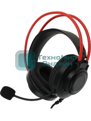 Гарнитура Bloody G200S чёрный/красный, проводная, подсветка