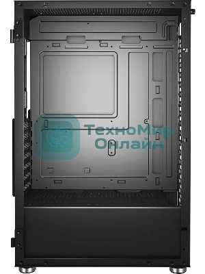 Компьютерный корпус Bloody BD-CC114 черный без БП ATX 8x120мм 1xUSB 2.0 1xUSB 3.0 audio bott PSU