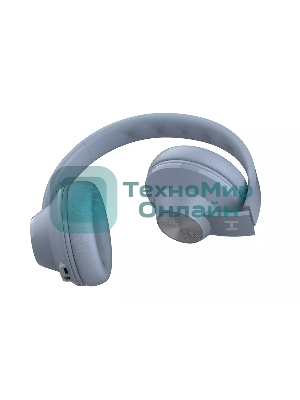 Беспроводные/проводные наушники Harper HB-412 нежно-голубой, накладные, Bluetooth + проводной, до 5 ч