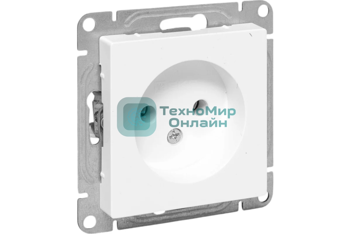 Розетка EKF UP1-SOW-100 СП Эпика 16А без заземл. без шторок механизм бел.