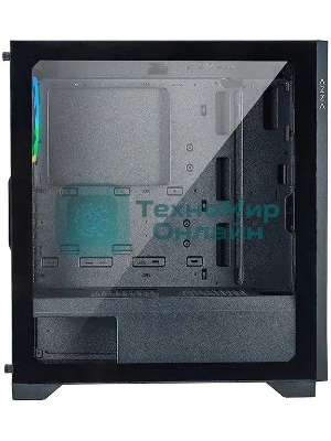 Компьютерный корпус Azza Hive черный без БП ATX 8x120мм 5x140мм 2xUSB 2.0 1xUSB 3.0 audio bott PSU