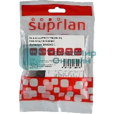 Коннектор Suprlan 10-0240-1, STP cat.6a RJ45 с защитным колпачком, серый