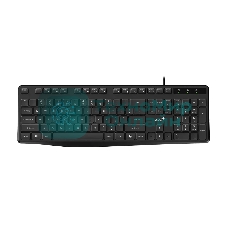 Клавиатура проводная Genius KB-117S Copilot бесшумная/шоколадные клавиши/USB/кабель 1.5м/черный (31300017402)