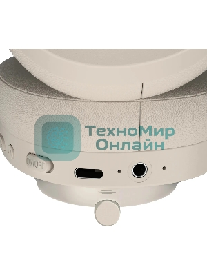 Беспроводные/проводные наушники Defender FreeMotion B485 бежевый, накладные, Bluetooth + проводной, складная конструкция, до 8 ч