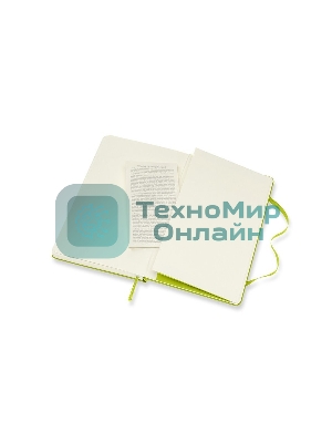 Блокнот Moleskine CLASSIC QP060C2 Large 130х210 мм, 240 страниц, линейка, твердая обложка, лайм