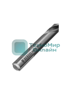 Сверло спиральное по металлу Denzel 9 x 125мм, Р6М5, Golden Tip